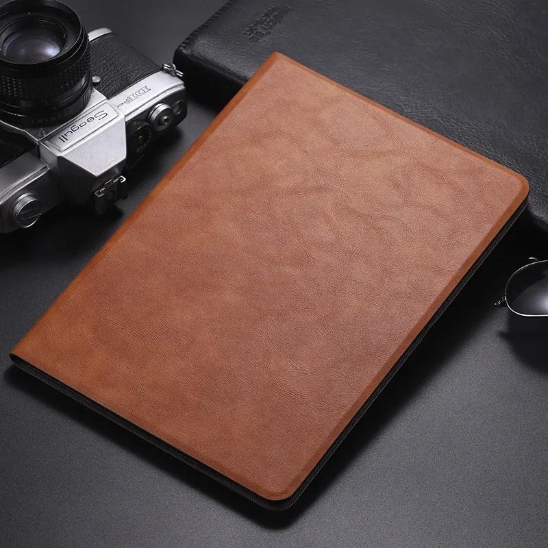 Retro Vouw Lederen Hoesje voor Nieuwe IPad A16 Air Pro 13 12.9 11 10 9 8 7 6 5 4 3 2e Air M3 M2 Mini 7 6 5 4 Schokbestendige Tablet Cover