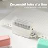 Small Six Hole Paper Punch Circle Hole Flipbook Binder A4 Binding B5 Notes Book Multi Hole Punch Hole Punch Machine