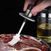 Stainless Glass Seasoning Bottle Sealed Leakproof Spice Jar Kitchen Seasoning Bottle Oil Vinegar Soy Brush Bottle
