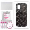 apgo Protective Skin Sticker for the Back+sides Compatible with Samsung Galaxy A31, Full Wrap Film, Foil, Vinyl - Pattern Carbon Black Pixel