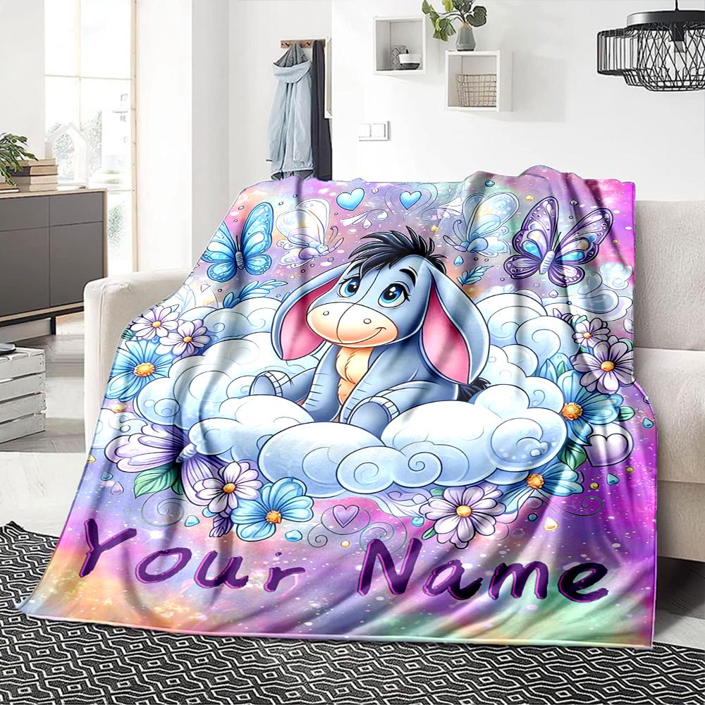 Custom Name "Space Adventure Winnie" Blanket for Couch & Bed, Plush Cozy Fuzzy Blanket Super Soft & Warm Blankets for Fall and Winter. 0908427