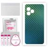 apgo Protective Skin Sticker for the Back Compatible with Xiaomi Redmi 12 5G, Wrap Film, Foil, Vinyl - Pattern Carbon Chameleon CAKA1