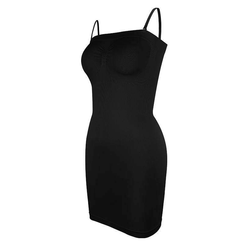 Women Seamless Full Slips Shapewear Strapless Bodysuit Under Dress Body Shaper Dresses Sexy Butt Lifter Tummy Control Shaping Corset