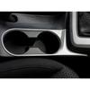 For Hyundai Elantra 17- Titanium Silver Middle Console Water Cup Frame Trim