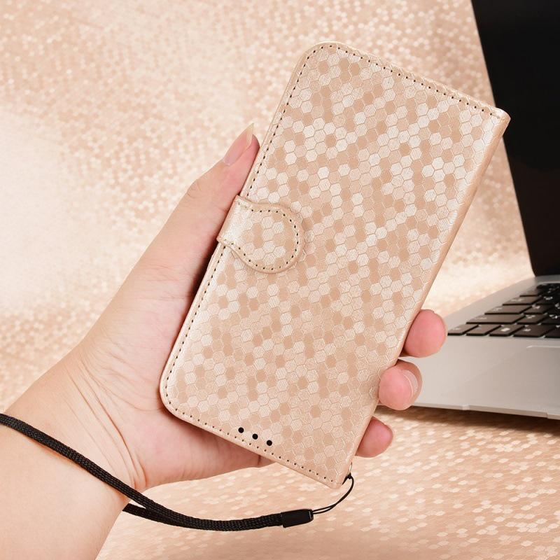 For Honor 400 Smart Flip Case with Polka Dot Design & Magnetic Closure