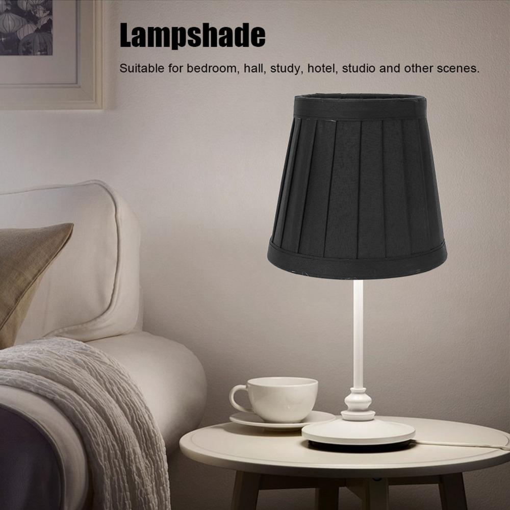6PCS Clip On Design Lamp Cover Fabric Small Lamp Shades Modern Wall Lamp Shade Indoor Lamp