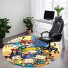 1pc Rugrats Office Round Area Rug, Under Office Chairs Bedroom Living Room Home Decor, Room Deco