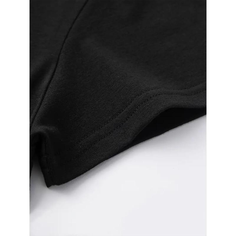 Women's Spanish T-Shirt Spanish Letter Print Women's Casual Round Neck Short Sleeve Sports T-Shirt - Spring Summer Top
