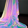 Iridescent Gradient Reflective Four-Way Stretch Fabric In Seven Colors