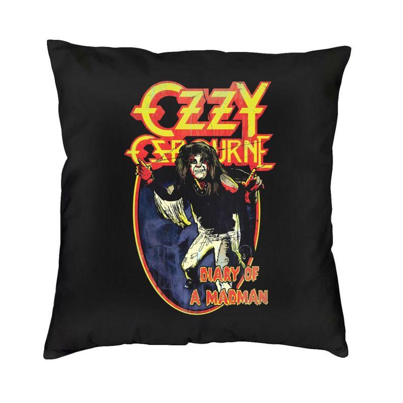 Ozzy Osbourne British Rock Heavy Metal Singer Cushion Covers Sofa Home Decor Square Throw Pillow Case 45X45
