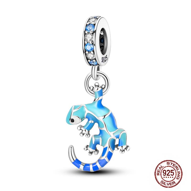 Animal Charms Copper Pet Cat Doggy Paw Sloth Giraffe Glass Beads Fit Original Bracelets Women' Diy Jewelry