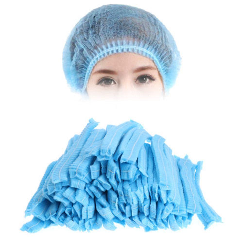 100 Pcs New Stretch Dustproof Catering Hat Eyebrows Tattoo Microblading Hair Net Caps