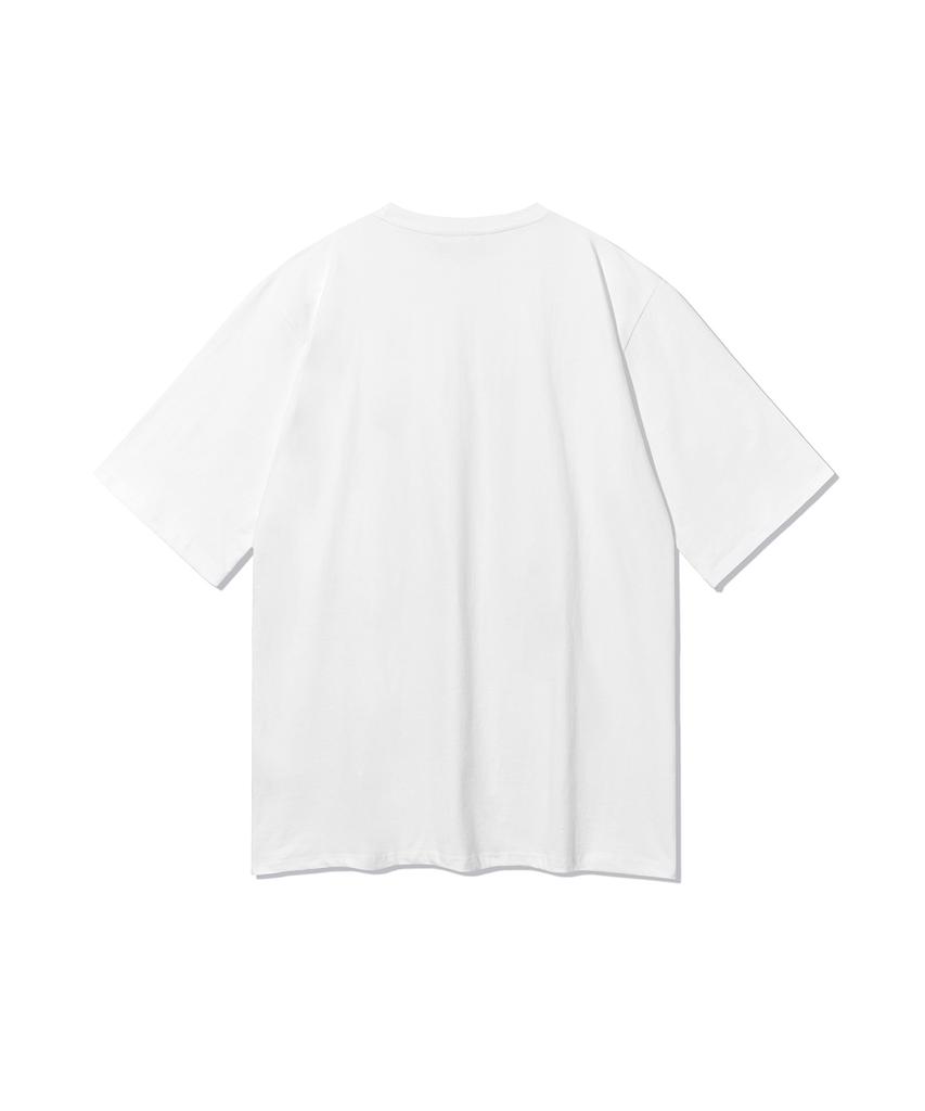 Bajal Va 3D Logo Short Sleeve T-Shirt White