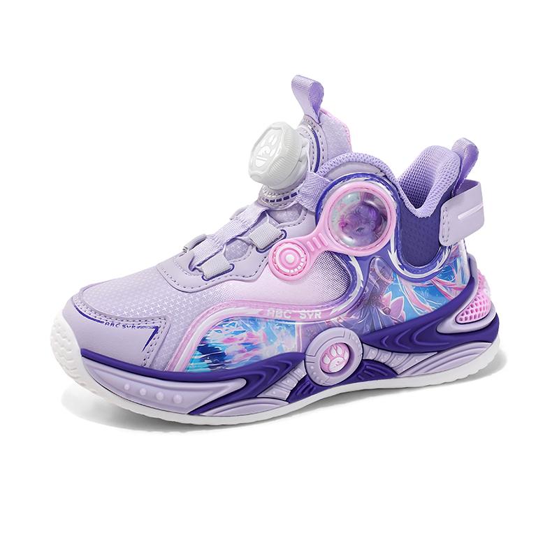 Childrens Basketball Shoes Fashion Girls Training Non Slip Sole Cushioned Sneakers Snug Soft Running Shoes for Kid