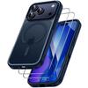 Protective Case - BOOLING - iPhone 17 Pro - Shockproof - Magnetic Ring - 2 Tempered Glasses
