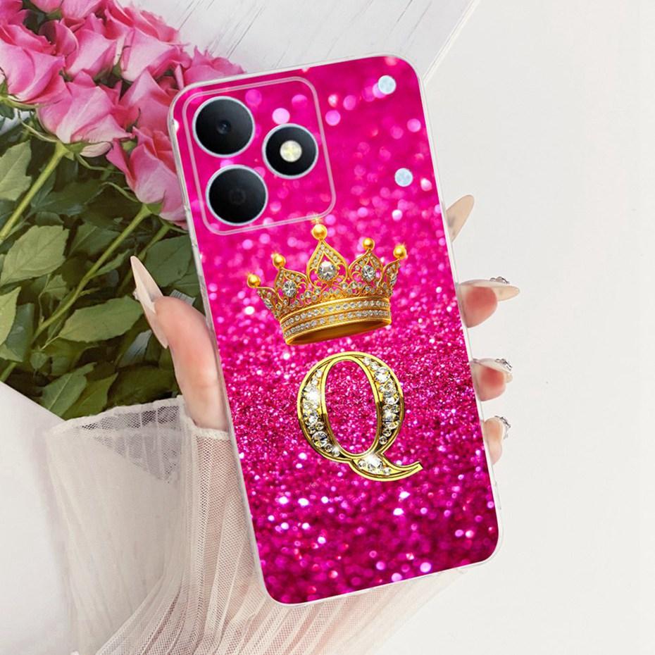 2026 Fashion Letter Phone Case For Realme Note 80 RMX5388 Clear TPU Back Cover For Realme Note80 4G Soft Silicone Cases
