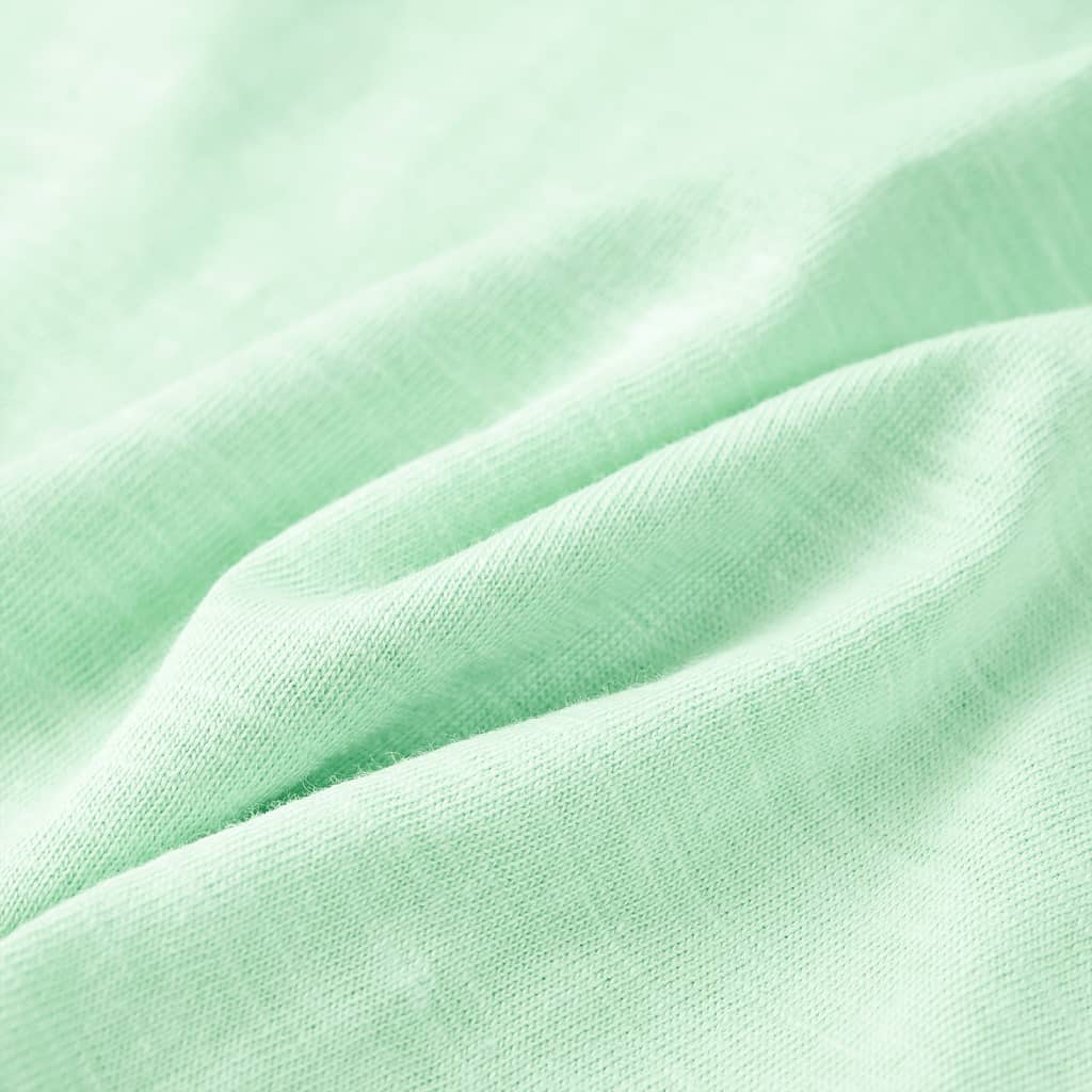 Children's Short-Sleeved T-shirt, Light Green, 128