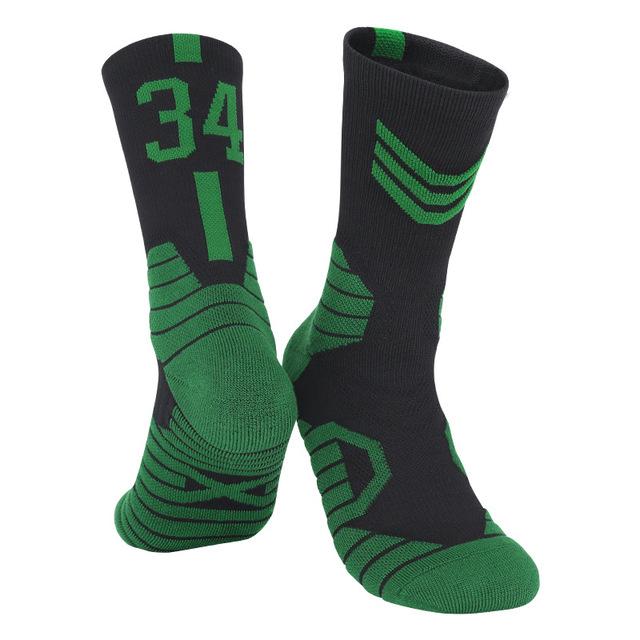 New Style Star Kinder-Basketballsocken, Sportsocken für Outdoor-Radfahren, Skateboardfahren, atmungsaktive rutschfeste Handtuchsocken für Erwachsene