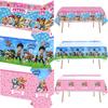 Paw Patrol Tablecloth Birthday Party Decor Dogs Skye Disposable Table Cloth Table Cover Baby Shower Kids Toy Gift Party Supplies