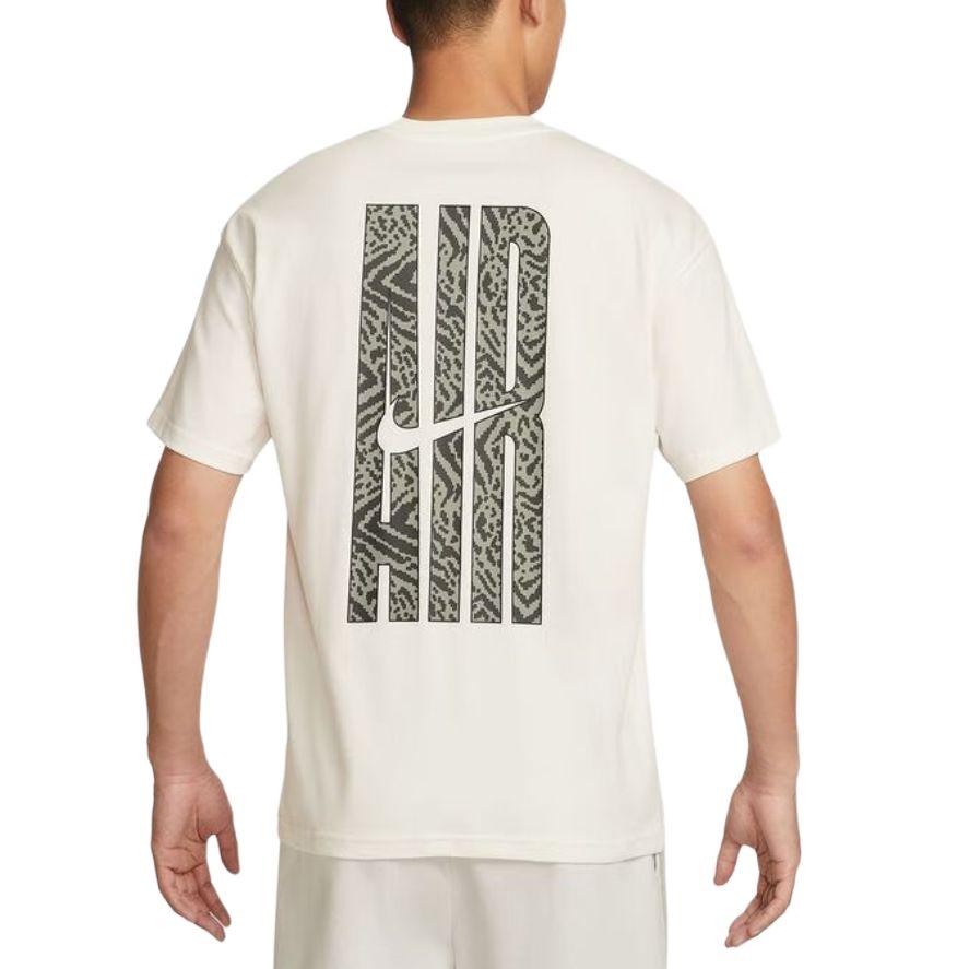 Nike Air T Shirts Men's Ecru Crew Neck Moderate HQ9249-133