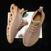 Brown Men Sports Running Jogging Shoes Casual Sneakers Brown Outdoor Breathable Mesh Light Tennis Outdoor Walking Size36-46