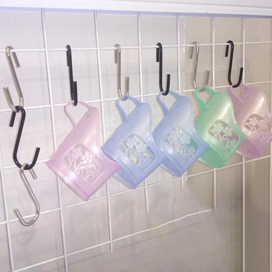 4/8Pcs S-shaped Stainless Steel Hanging Hooks Kitchen Bathroom Hangers Holder
