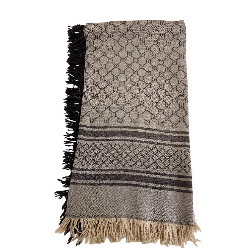 GUCCI GG wool Stall Brown wool Used