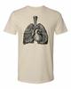 Cottage Cult Clothing Tee T Shirt Cotton Medical Anatomy Victorian Art Lungs #4
