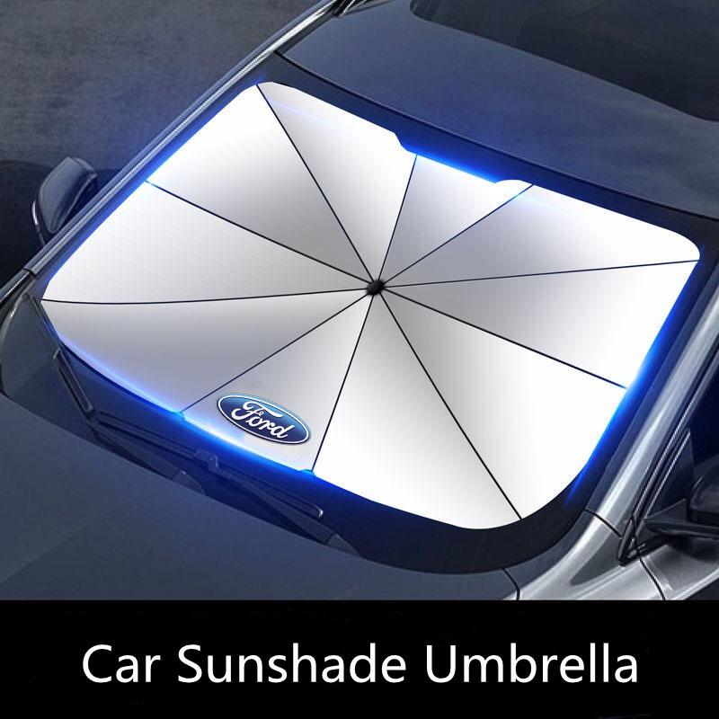Car Sunshade Umbrella Car Front Window Sunshade Cover For Fords 2 3 4 5 MK 2 6 7 Ranger Fiesta Kuga Mondeo Fusion Taurus CVX1