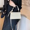 Lightweight Knotted Rope Detail Handbag Stylish Square Crossbody Purse  Daily Use