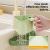 Triangle Sink Strainer Basket Suction Cup Automatic Dumping Filter Basket  Kitchen Accessories