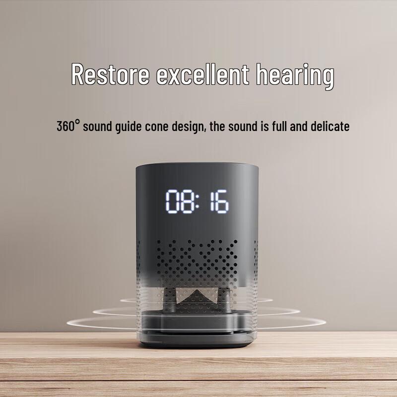 Haut-parleur intelligent Xiaomi Xiaoai Play Édition Améliorée avec Affichage Numérique Prise CN (adaptateur inclus) (Version CN)