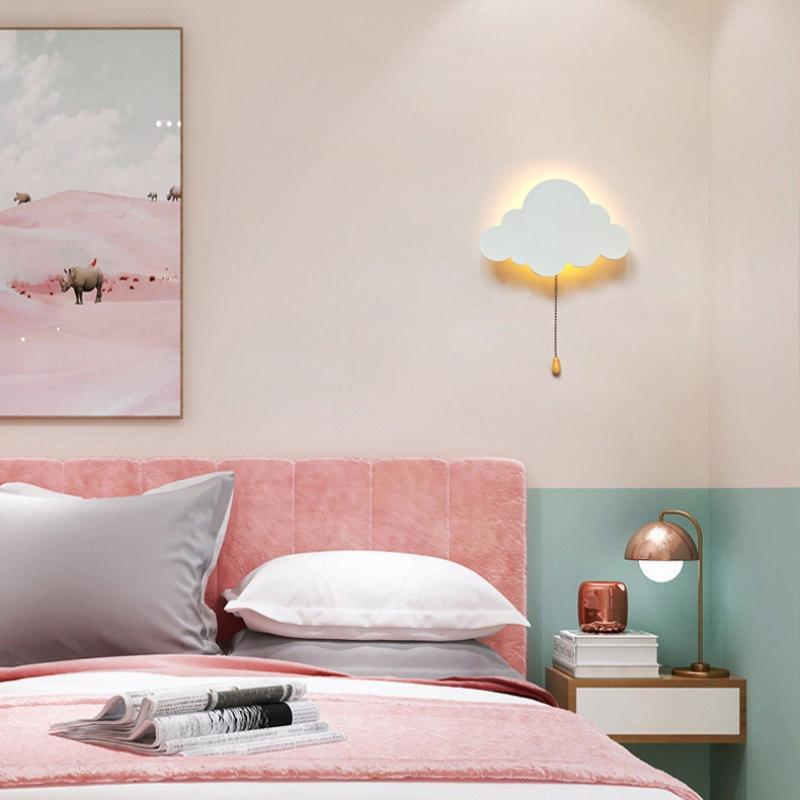 Cloud Light - Floating Cloud Wall Lamps For Nursery & Kids' Bedrooms | Battery-operated Hanging Night Lights