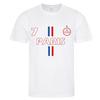 Children's Football Jersey - NPZ - Paris Spirit No. 7 - White - Breathable - Short Sleeves