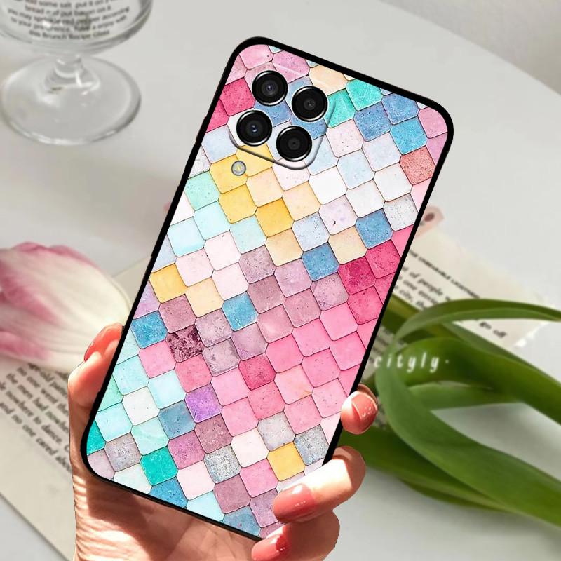 Husă de telefon pentru Samsung Galaxy M53 Model drăguț la modă Carcase moi din silicon Pentru Samsung M53 M33 M23 5G Carcasă de protecție spate