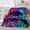 Cyberpunk Gaming Held Decke Flanelldecke Überwurfdecke Sofabezugdecke Weiche Premium-Decke Picknickdecke TV-Decke Geschenke