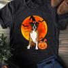 Boxer Dog Halloween T-Shirt: Jack O' Lantern Pumpkin, Dog Lover Gift