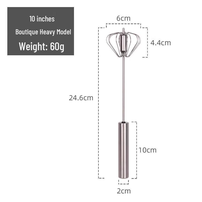 Zhaoran Stainless Steel Semi-Automatic Egg Whisk