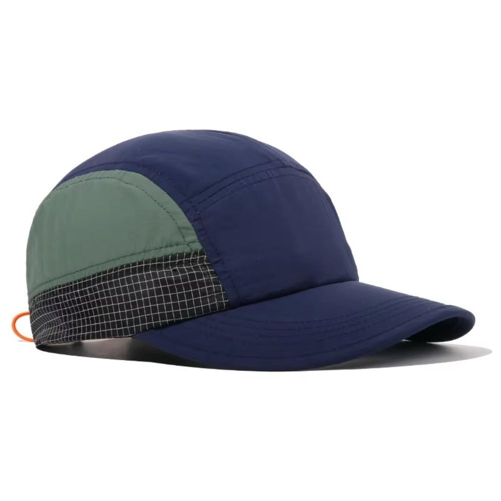 Casual Quick-drying Baseball Cap Breathable Packable Flat Brim Hat Lightweight Sun-protection Cycling Sun Hat