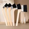 Cleaning Tool Wood Handle Brush Long Handle Elbow Paint Brushes Universal Bristle Brush Watercolor