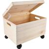 Storage Box - CREATIVE DECO - XL - Solid Wood - 40 X 30 X 24 Cm - Customizable