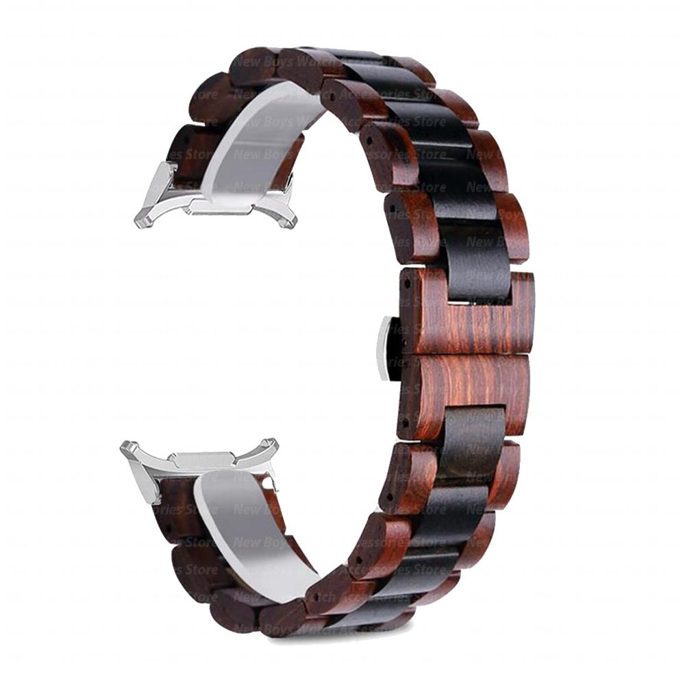 Cinturino in Legno per Samsung Galaxy Watch 8Classic 46mm 8 40mm 44mm Braccialetto Quick Fit per Galaxy Watch Ultra 2025 47mm Cinturino Senza Spazi