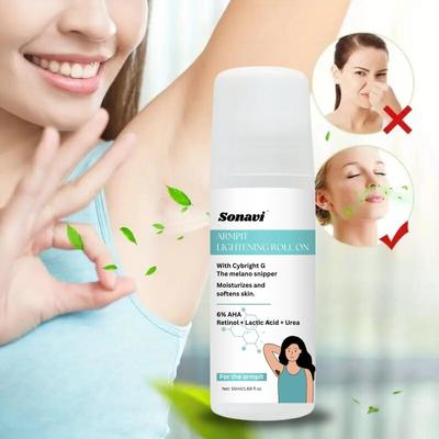 Achsel Aufhellende Creme Haut aufhellen, Achsel Aufhellung, Deodorant für Frauen Langanhaltende Frische, 50ML