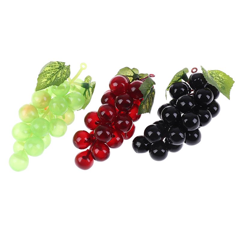 Echte künstliche Früchte, Trauben, Kunststoff, für Zuhause, Garten, Hochzeit, Party, Dekoration