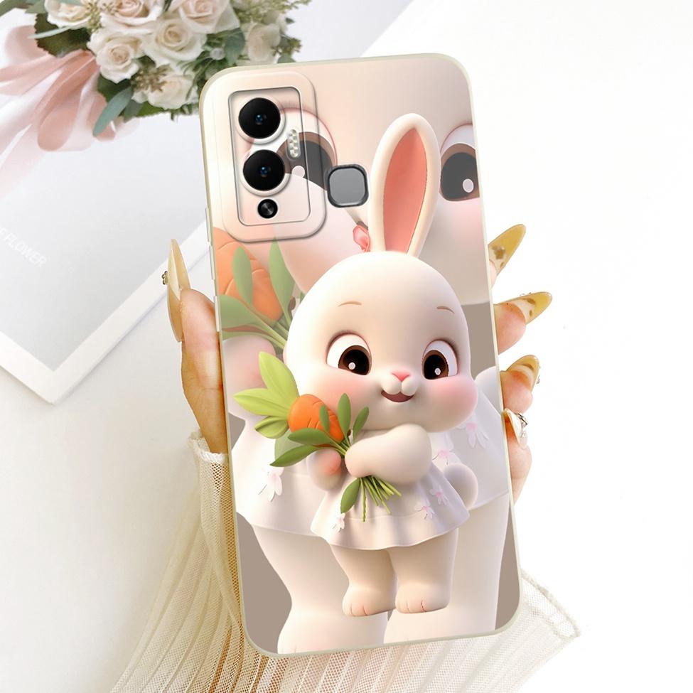 Casing For Infinix Hot 12 Play Cover Fashion Cartoon Cute Funny Painted Silicone Phone Case For Infinix X6816 X6816C