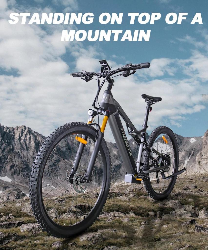 Electric Bicycle TX19 1000W Motor 48V19.2AH Battery Dual Hydraulic Brake 29 Inch Tires 27 Speed Off-road Electric Bicycle