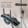 Yuzhuxun Gunmetal Grey Digital Display Shower System