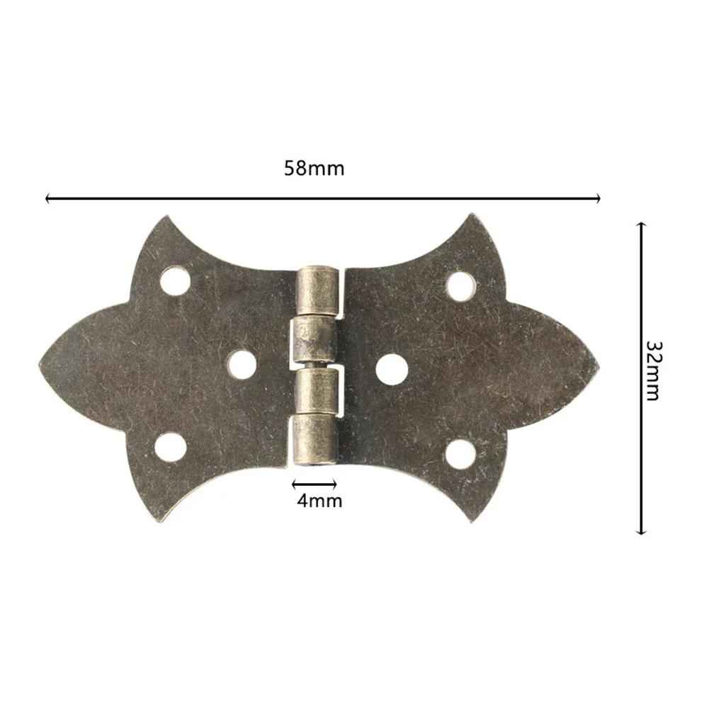 4 stücke Möbel Scharniere Antike Holz Geschenk Schmuck Box Scharnier Puppenhaus Schrank Tür Scharnier Möbel Dekoration Hardware