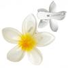 Ecarla Hair Clip Flower Moana Ombre 6cm White Yellow Sp404