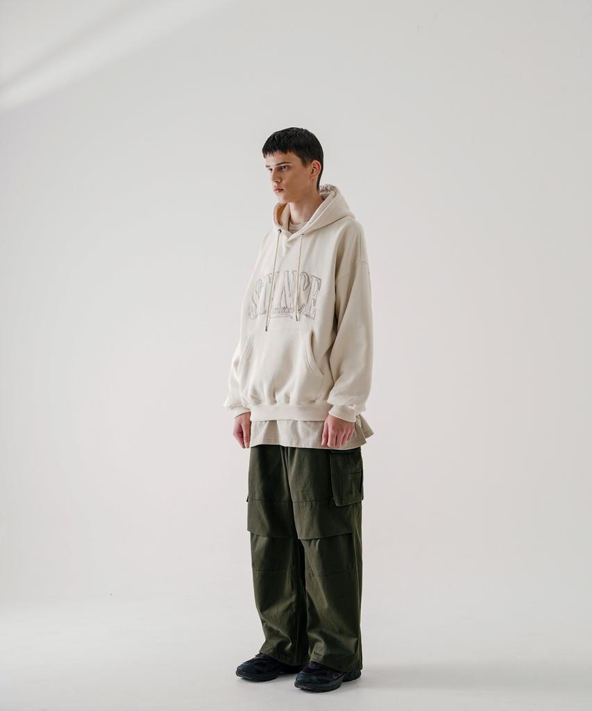 EZKATON Staff Cargo Pants Khaki Kmlp6726